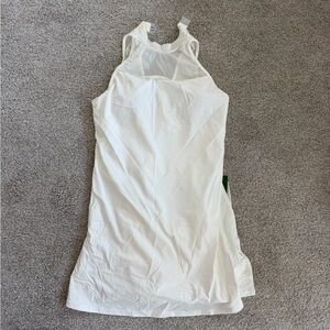Halara white tennis dress with mesh front size L NWT